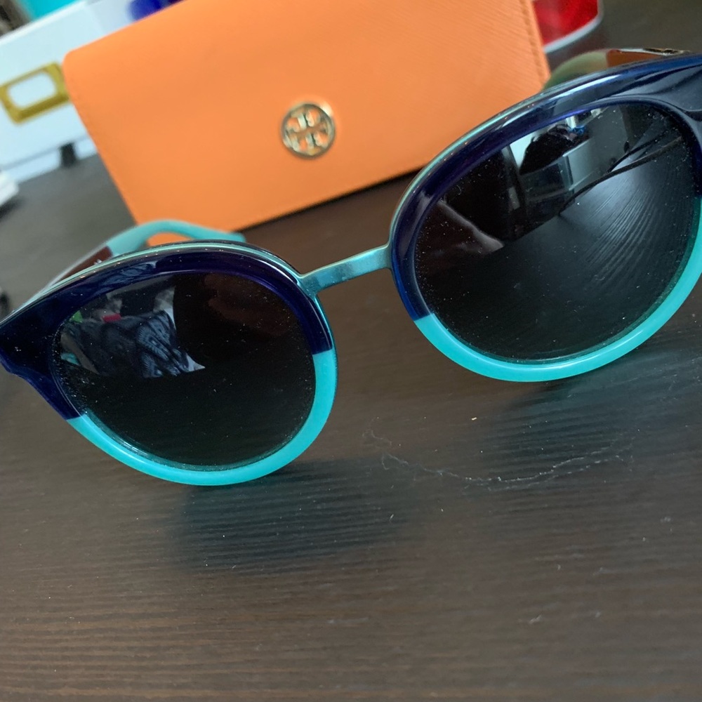 Blue Tory Burch sunglasses